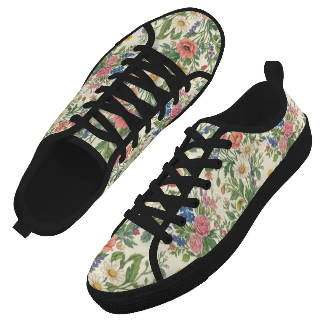 Women's Low-Top Canvas Sneakers — photo 2