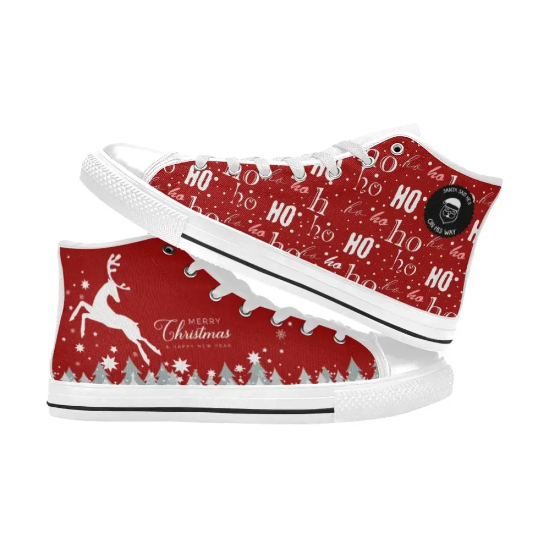 Women's High Top Canvas Shoes (Modle 017) — photo 5