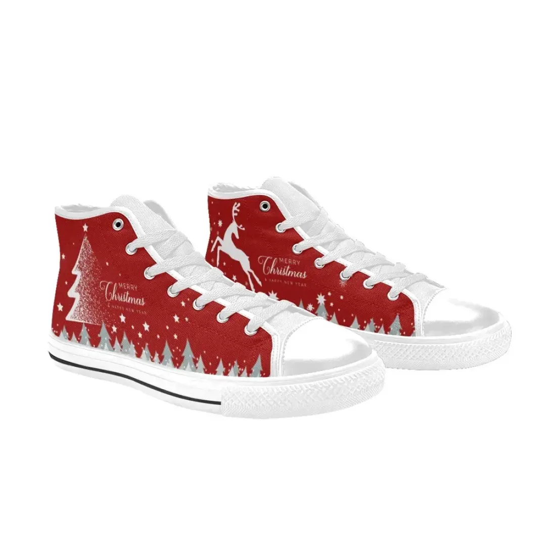 Women's High Top Canvas Shoes (Modle 017) — photo 6
