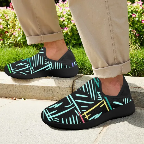 Fly Weave Sneakers Drop-in-Heel for Men(Model 02002)