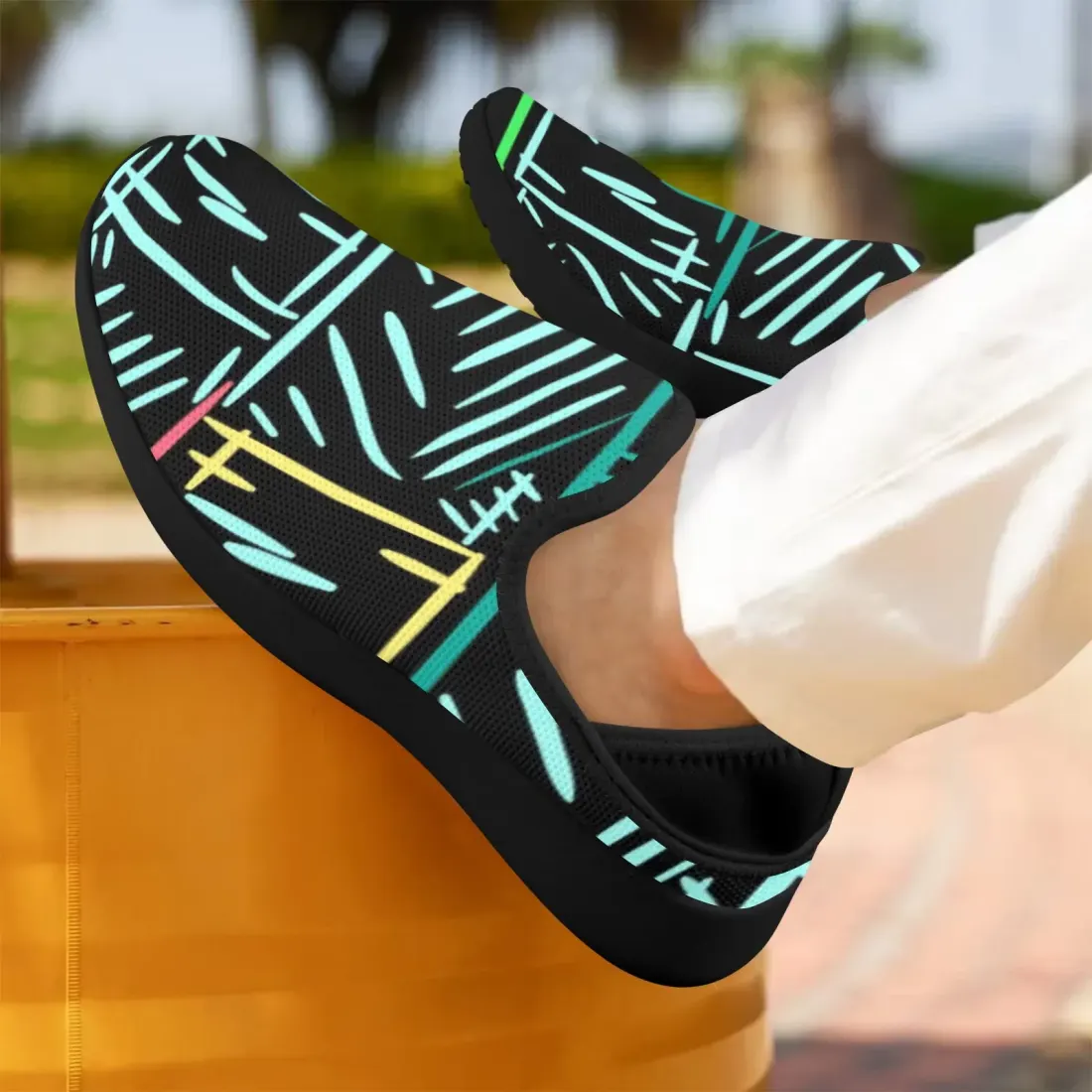 Fly Weave Sneakers Drop-in-Heel for Men(Model 02002) — photo 2