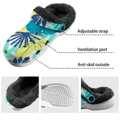Custom Print Fleece Lined Adults Clogs thumbnail 5