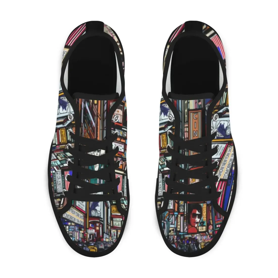Custom Men's Low Top Shoes(Model 1013-6) — photo 2