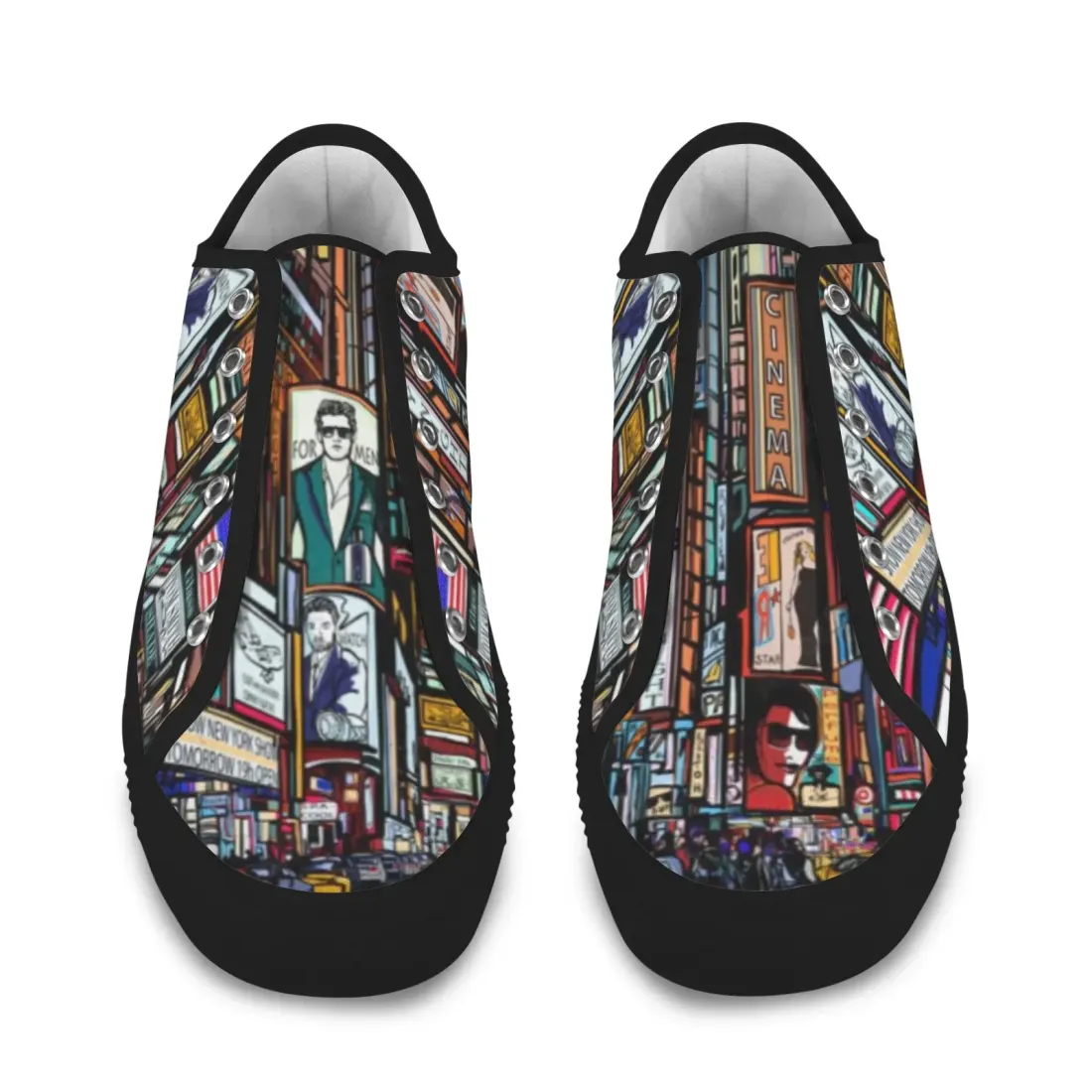 Custom Men's Low Top Shoes(Model 1013-6) — photo 3
