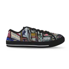 Custom Men's Low Top Shoes(Model 1013-6) thumbnail 5