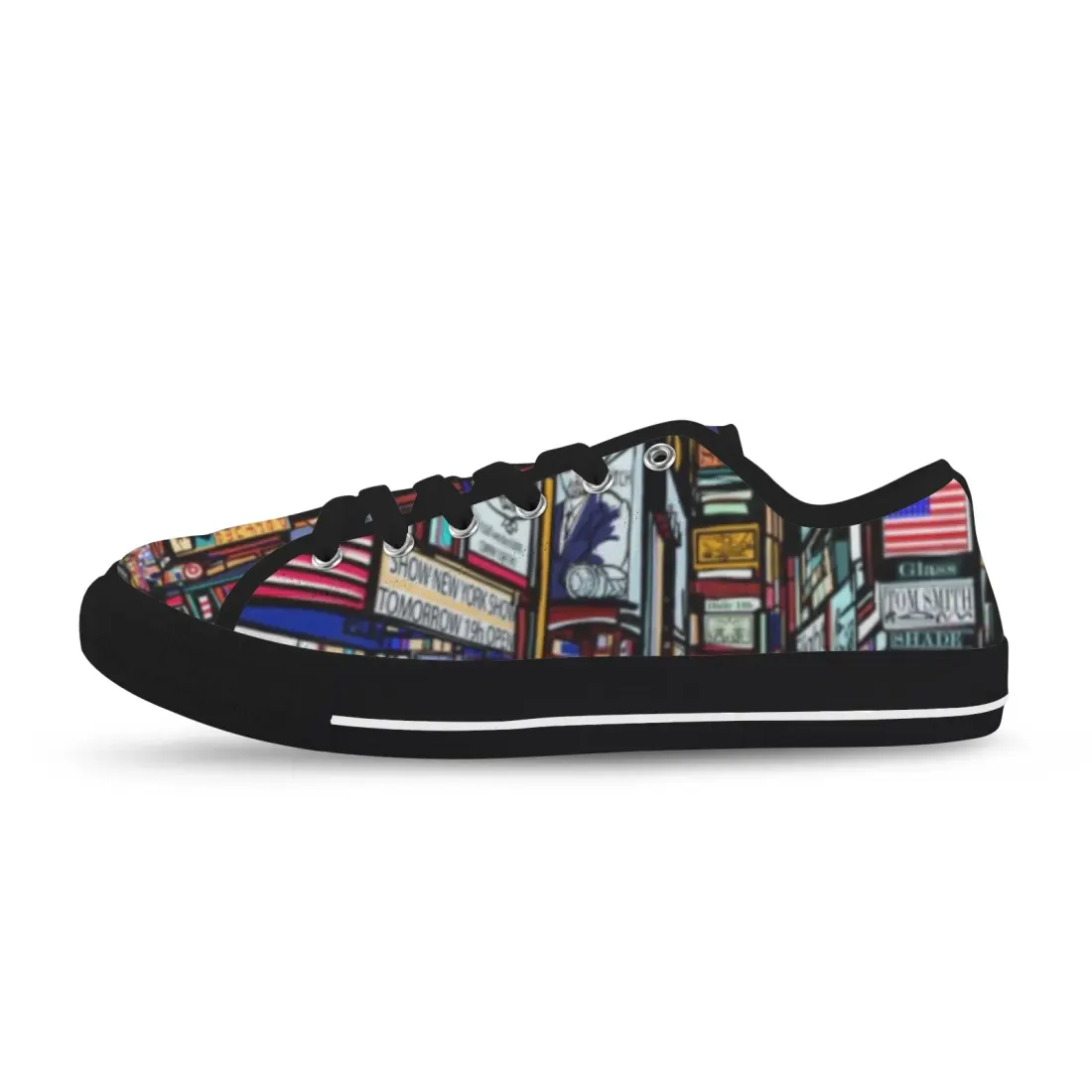 Custom Men's Low Top Shoes(Model 1013-6) — photo 6