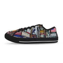 Custom Men's Low Top Shoes(Model 1013-6) thumbnail 6