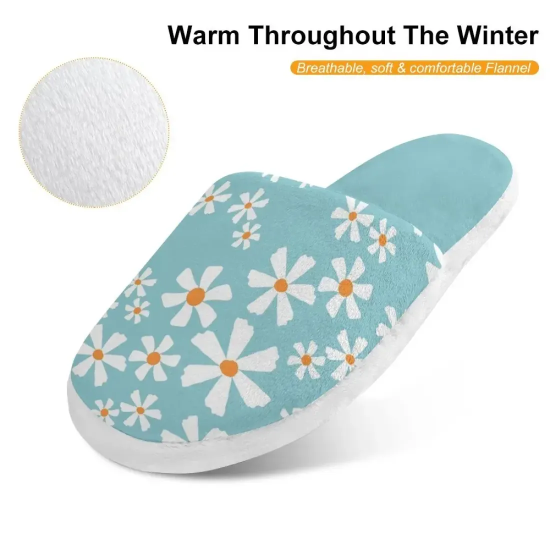 Kid's All Over Print Cotton Slippers — photo 3