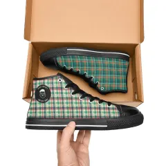 Men's High Top Canvas Shoes (Model 017) thumbnail 2