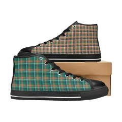 Men's High Top Canvas Shoes (Model 017) thumbnail 4