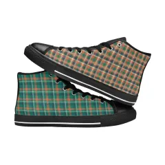 Men's High Top Canvas Shoes (Model 017) thumbnail 5
