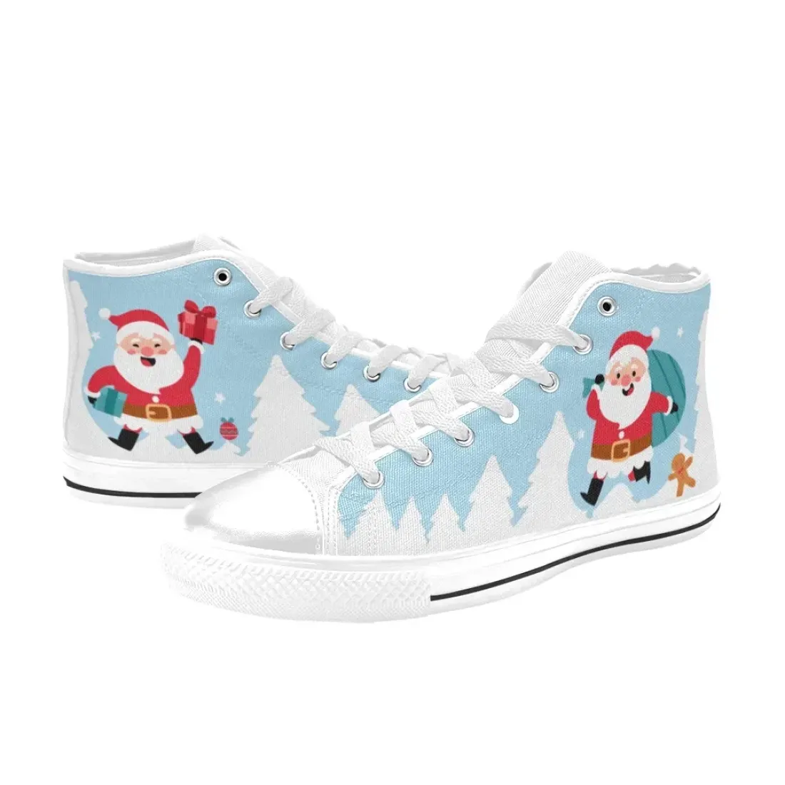 Kid's High Top Canvas Shoes (Model 017)