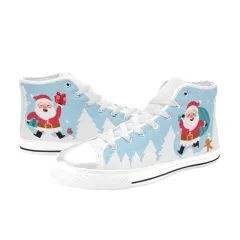 Kid's High Top Canvas Shoes (Model 017) thumbnail 1
