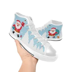 Kid's High Top Canvas Shoes (Model 017) thumbnail 4