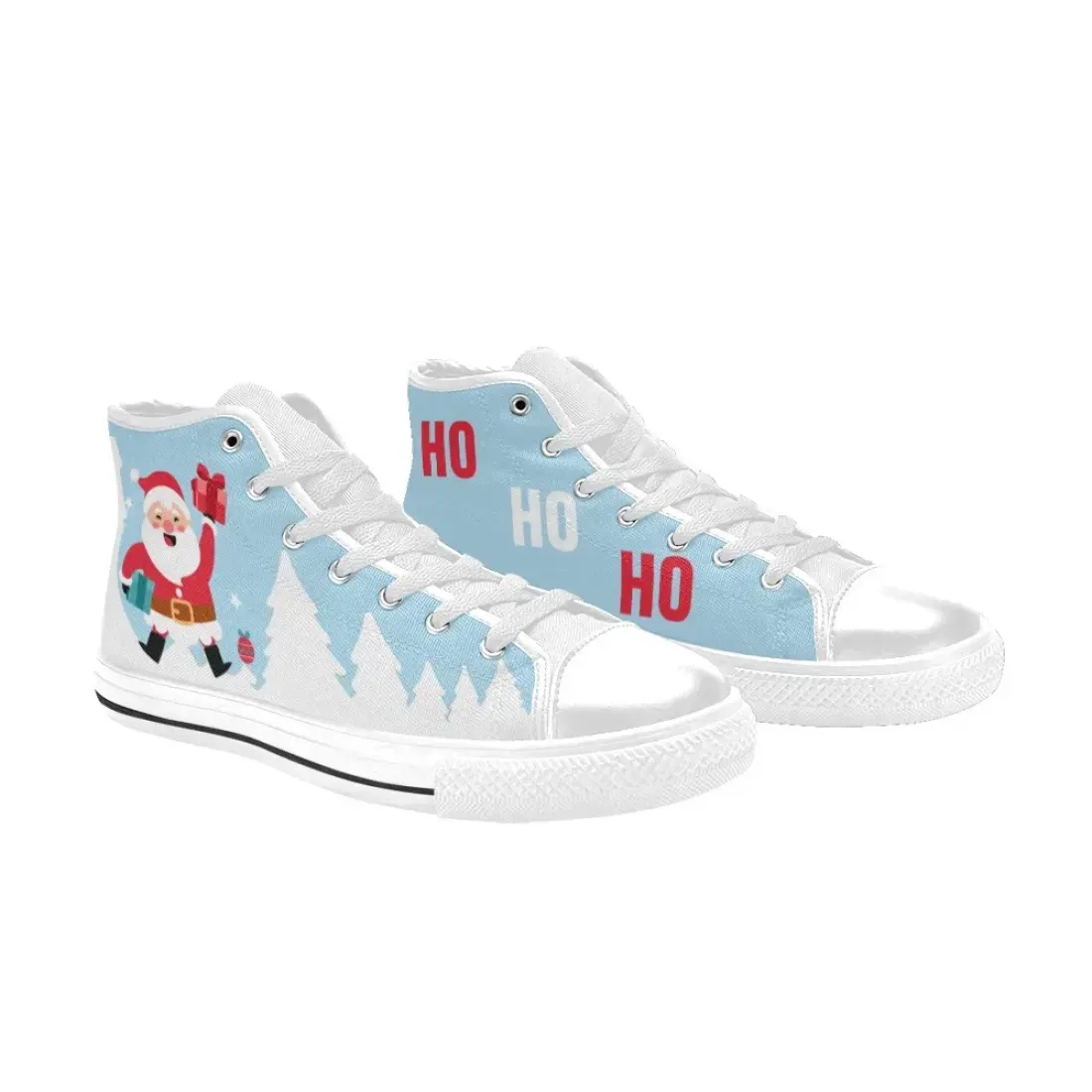 Kid's High Top Canvas Shoes (Model 017) — photo 6