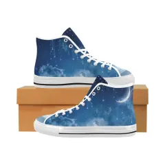 Vancouver High Top Canvas Men's Shoes (Model1013-1) thumbnail 1