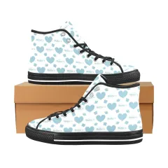 Vancouver High Top Canvas Women's Shoes (Model1013-1) thumbnail 1