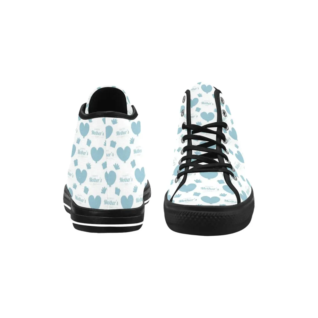 Vancouver High Top Canvas Women's Shoes (Model1013-1) — photo 2