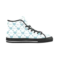 Vancouver High Top Canvas Women's Shoes (Model1013-1) thumbnail 3