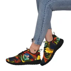 Women's Pull Loop Sneakers (Model 02001) thumbnail 1