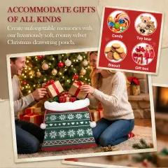Christmas Drawstring Gift Bag thumbnail 6