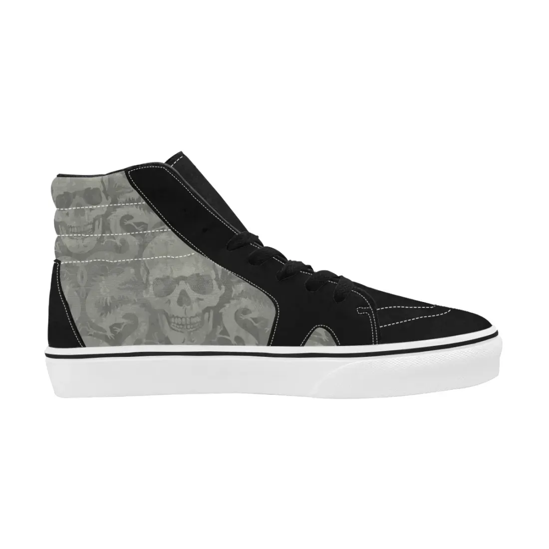 Men's High Top Canvas Shoes (Model E001-1) — photo 3