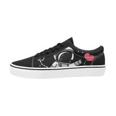 Men's Lace-Up Canvas Shoes (Model E001-2) thumbnail 2