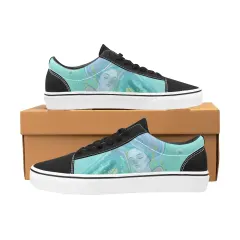Women's Lace-Up Canvas Shoes (Model E001-2) thumbnail 1