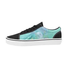 Women's Lace-Up Canvas Shoes (Model E001-2) thumbnail 2