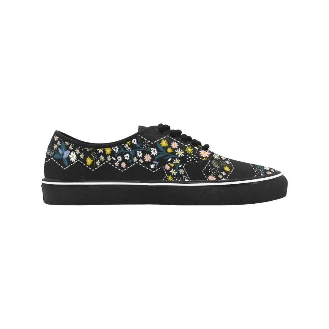 Women's Classic Canvas Low Top Shoe (ModelE001-4) — photo 4