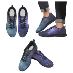 Men's Breathable Sneakers (Model 055) (Two Shoes With Different Printing) thumbnail 1