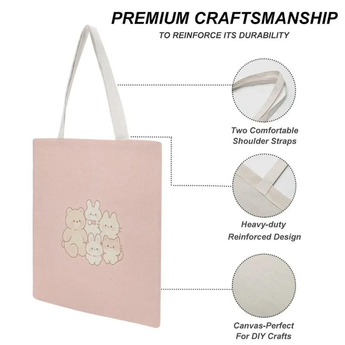 Canvas Tote Bag 38 x 41cm ( One Side Printing ) — photo 6