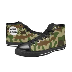 Aquila High Top Canvas Men's Shoes (Model 017) thumbnail 1