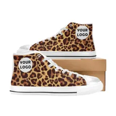 Aquila High Top Canvas Women's Shoes (Model 017) thumbnail 1