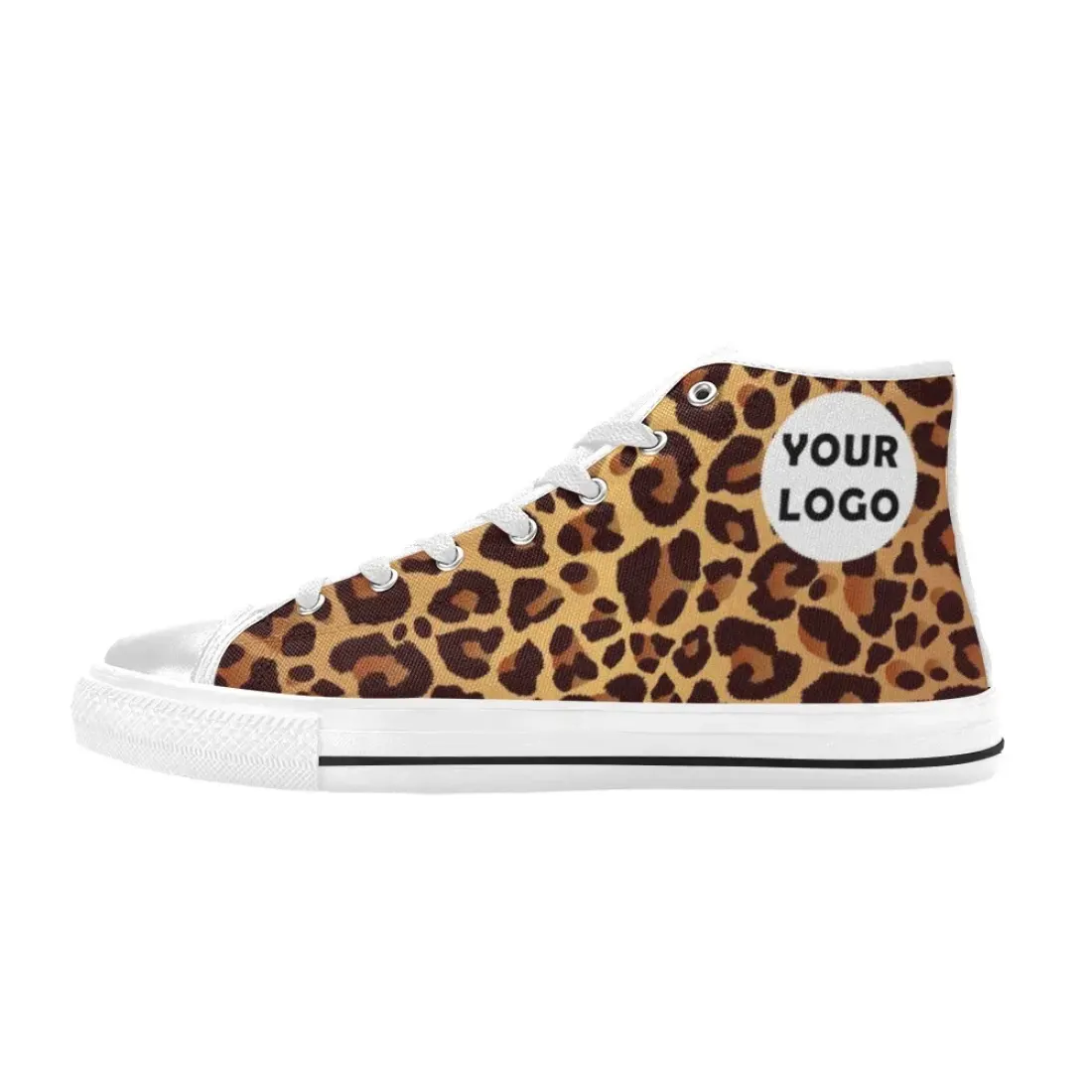 Aquila High Top Canvas Women's Shoes (Model 017) — photo 4