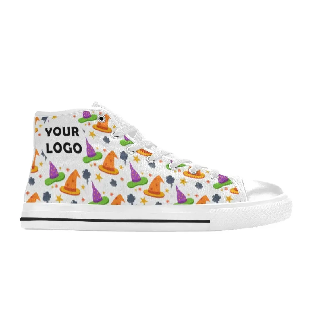 Aquila High Top Canvas Kid's Shoes (Big Kid) (Model 017) — photo 3