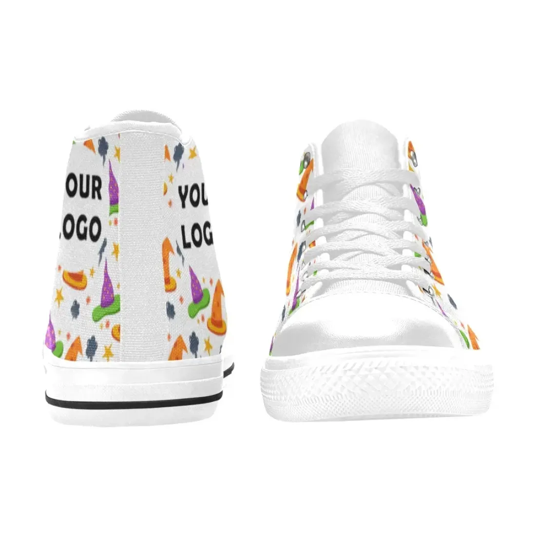 Aquila High Top Canvas Kid's Shoes (Big Kid) (Model 017) — photo 5