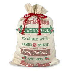 Large Gift Drawstring Bag 21" x 32" ( One Side Printing ) thumbnail 3