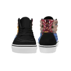 Women's High Top Canvas Shoes (Model E001-1) thumbnail 4
