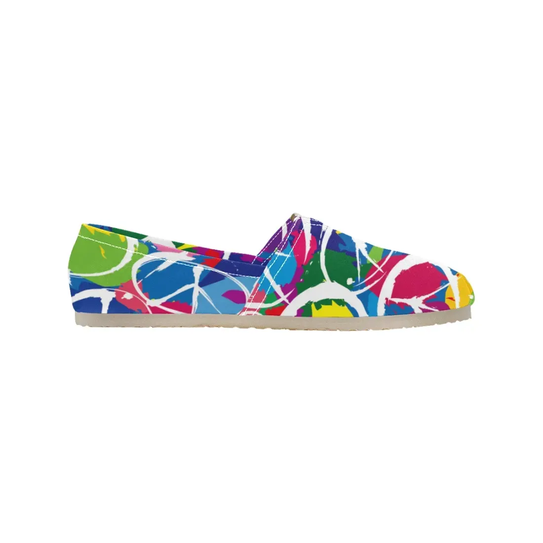 Women's Canvas Slip-On Shoes(Model1206) — photo 3