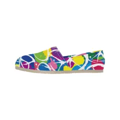Women's Canvas Slip-On Shoes(Model1206) thumbnail 4