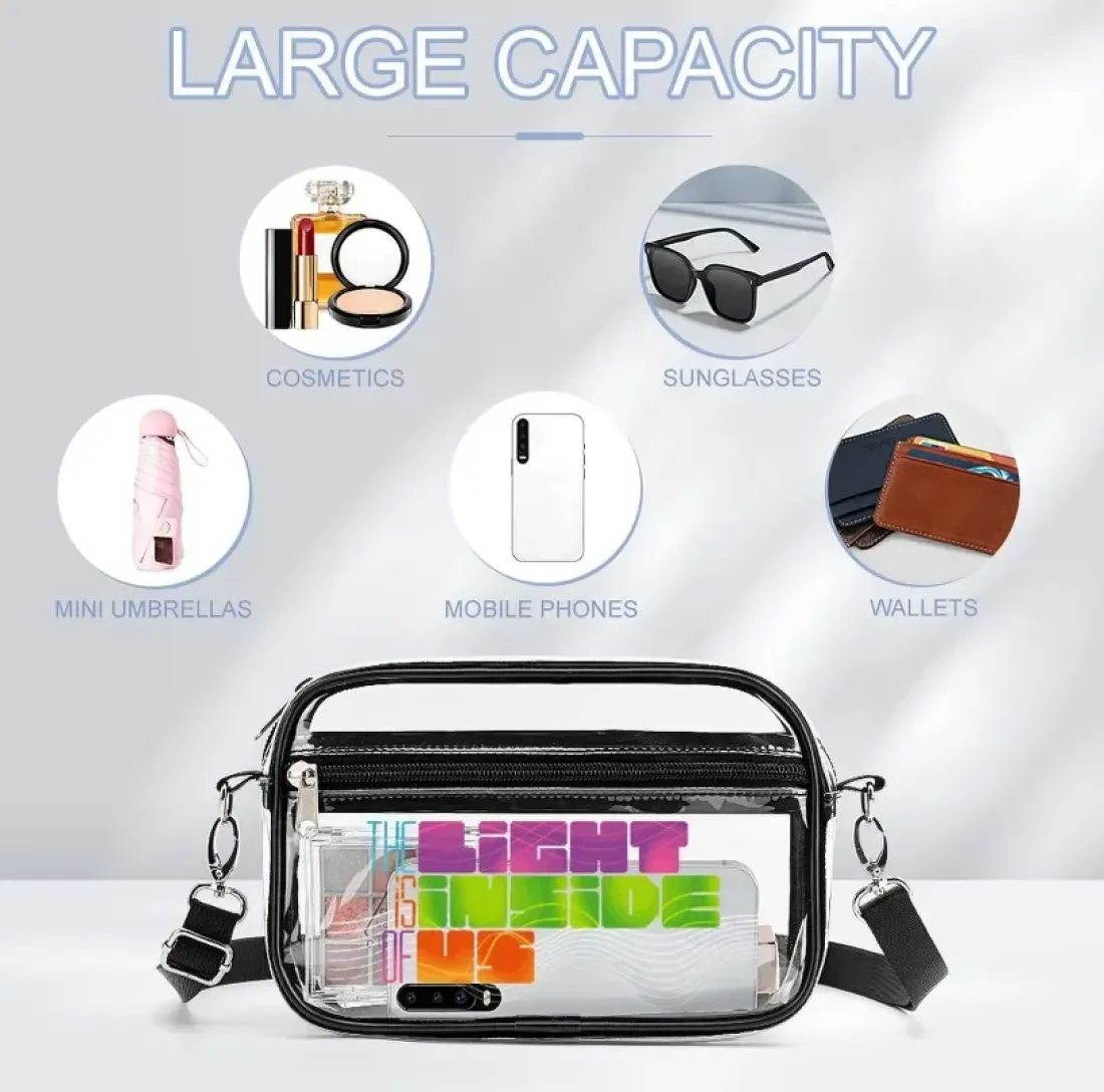 Small Clear Satchel Bag — photo 4