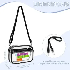 Small Clear Satchel Bag thumbnail 6