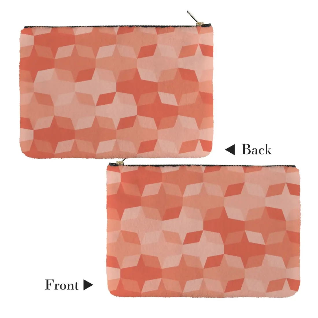 Custom Flannel Zipper Bag — photo 3