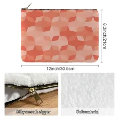 Custom Flannel Zipper Bag thumbnail 5