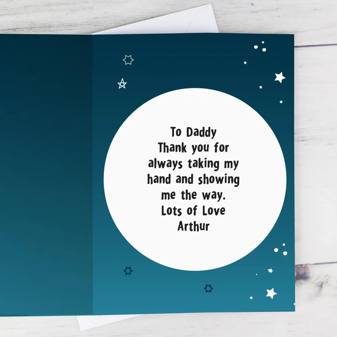 Custom Photo Card, Personalized Text, Kids Photo, Father's Day Keepsake — photo 4