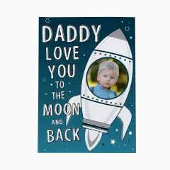 Custom Photo Card, Personalized Text, Kids Photo, Father's Day Keepsake thumbnail 6