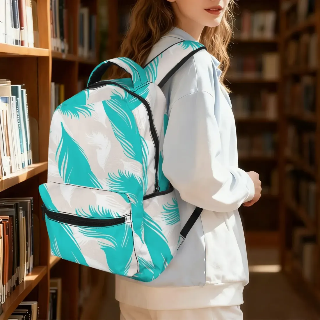 All Over Print Casual Backpack-Large (Model 1733) — photo 2
