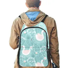 Casual Adult Backpack with Side Mesh Pockets (Model 1659) thumbnail 2