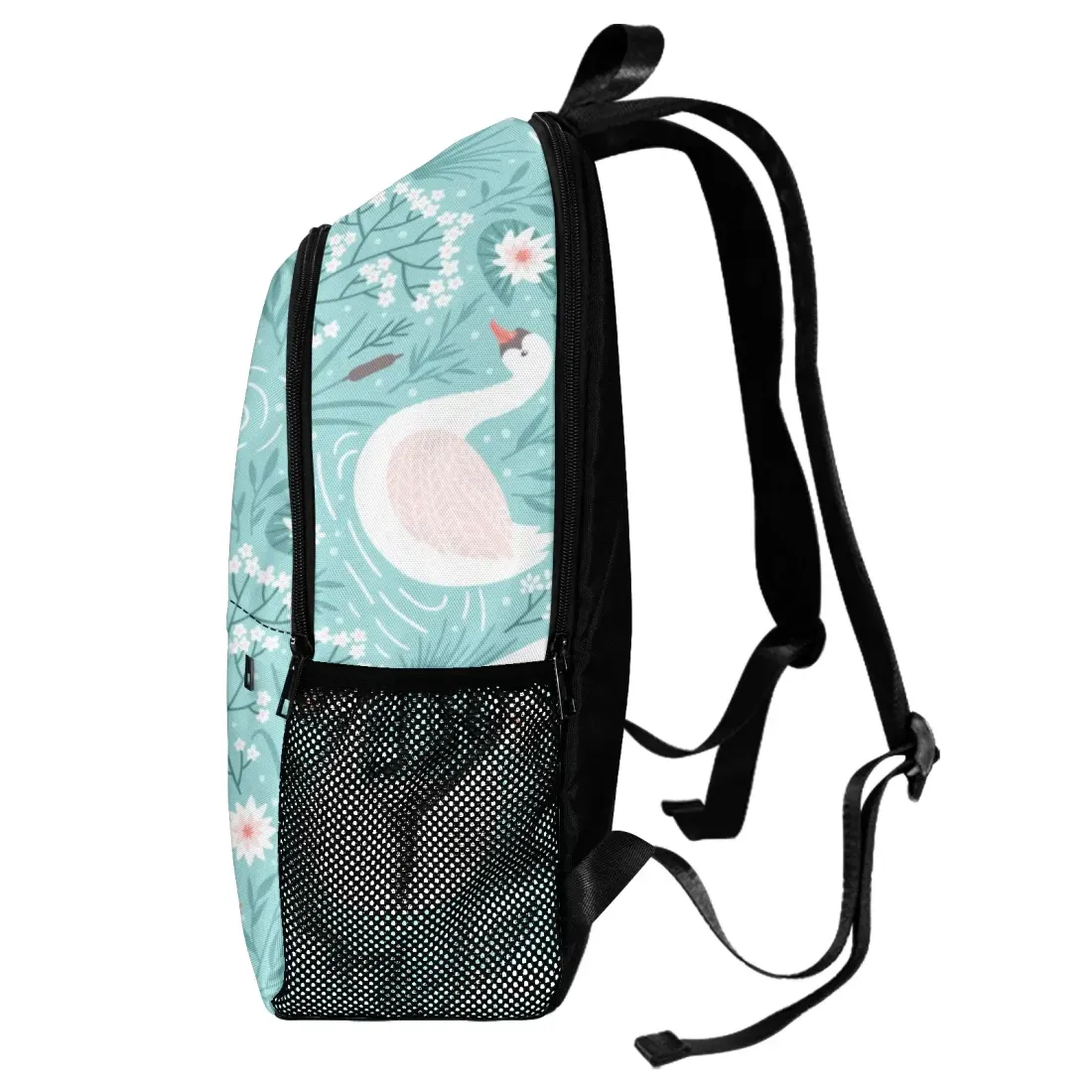 Casual Adult Backpack with Side Mesh Pockets (Model 1659) — photo 5